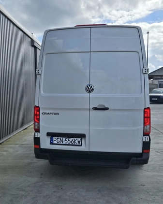 Volkswagen Crafter cena 112000 przebieg: 244439, rok produkcji 2018 z Trzemeszno małe 121